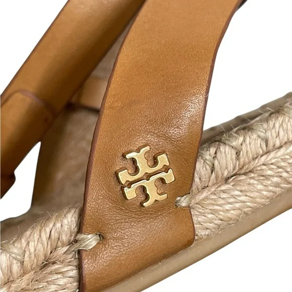 TORY BURCH Elastic Awning Stripe
Espadrille Sandal Green and Ivory 9.5 - Picture 12 of 16